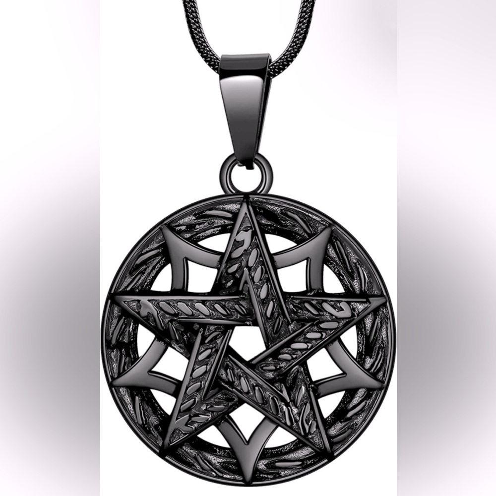 Pentagram Wiccan Necklace